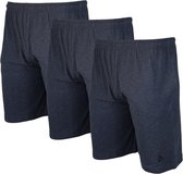 3-Pack Donnay Ess. joggingshort Roy - Sportshort - maat 3XL - Deep-Blue marl (071)