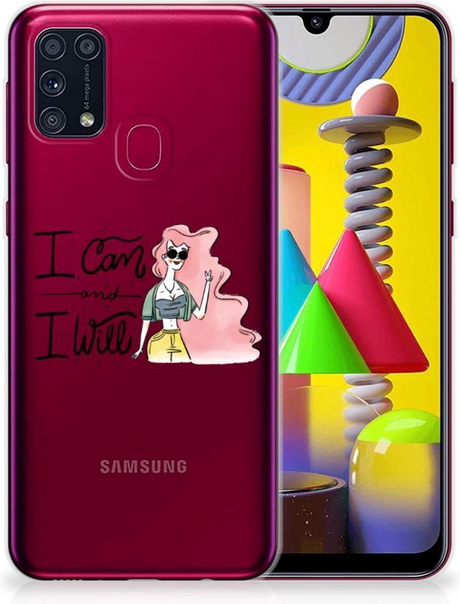 Samsung Galaxy M31 Telefoonhoesje met Naam i Can