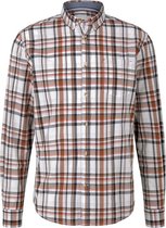 Tom Tailor Lange mouw Overhemd - 1021132 Wolwitecru (Maat: XXXL)