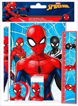 Marvel Schrijfset Spider-man 25 X 19 Cm 5-delig