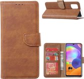 Samsung Galaxy A21S Hoesje / wallet Case Bruin