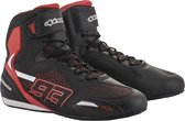 Alpinestars Austin Knitted Black Red White Riding Motorcycle Shoes 12.5