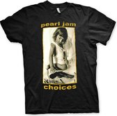 Pearl Jam Heren Tshirt -L- Choices Zwart
