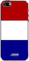 iPhone SE (2016) Hoesje Transparant TPU Case - Nederlandse vlag #ffffff