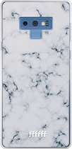 Samsung Galaxy Note 9 Hoesje Transparant TPU Case - Classic Marble #ffffff