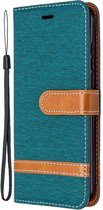 Denim Book Case - Nokia 1.3 Hoesje - Groen