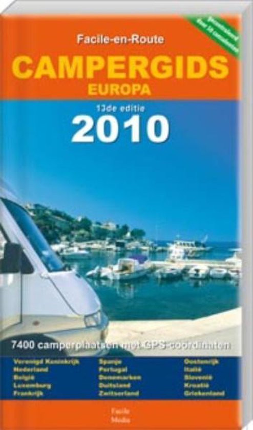 Cover van het boek 'Campergids 2010'
