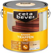 CetaBever Binnen Trappen Lak - Zijdeglans - Blank -  2,5 liter