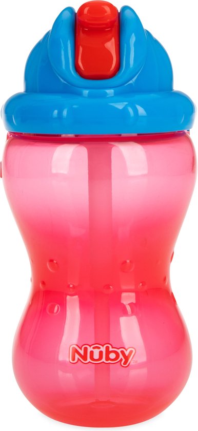 Nûby - Oefenbeker - Flip-It™ Antilekbeker - Rood - 360ml - 12m+