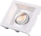 QAZQA gypsy - Moderne Inbouwspot - 1 lichts - L 15.5 cm - Wit - Woonkamer | Slaapkamer | Keuken