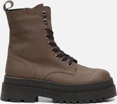 Ann Rocks Ann Rocks Veterboots Groen Nubuck - Maat 38