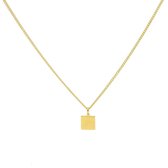 Karma Dames Ketting Zilver - Goudkleurig