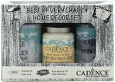 Cadence Very Chalky Home Decor set Leigrijs - donkergrijs 01 002 0008 909050 90+90+50 ml
