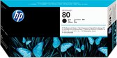 HP 80 - Inktcartridge / Zwart + Reiniger (C4820A)