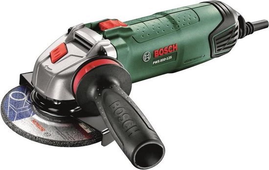 Boom wetgeving verlies Bosch PWS 850-125 Haakse slijper - 850 Watt - 125 mm schijfdiameter |  bol.com