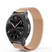 Milanees Smartwatch bandje - Geschikt voor  Samsung Galaxy Watch Milanese band 46mm - rosé goud - Horlogeband / Polsband / Armband