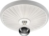 LED Plafondlamp - Plafondverlichting - Trion Corina XL - E27 Fitting - 1-lichts - Rond - Mat Wit - Gips - BES LED