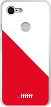 Google Pixel 3 Hoesje Transparant TPU Case - FC Utrecht #ffffff