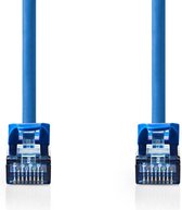 Nedis S/FTP CAT6a 10 Gigabit netwerkkabel / blauw - LSZH - 5 meter
