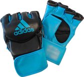 Adidas Grappling Training Handschoenen Zwart/Blauw-XL