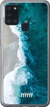 Samsung Galaxy A21s Hoesje Transparant TPU Case - Beach all Day #ffffff