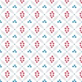 40x Papieren servetjes wit met stippenprint 33 x 33 cm