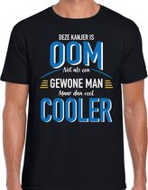 Deze kanjer is oom net als een gewone man maar dan veel cooler cadeau t-shirt zwart voor heren - verjaardag kado shirt M