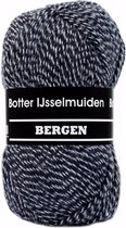 Botter Bergen 047 grijs-zwart gemêleerd. [ SOKKENWOL ] PAK 10 STUKS