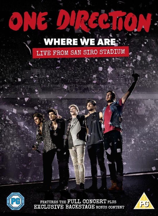 CD cover van One Direction - Where We Are: Live From San Siro Stadium (DVD) van One Direction