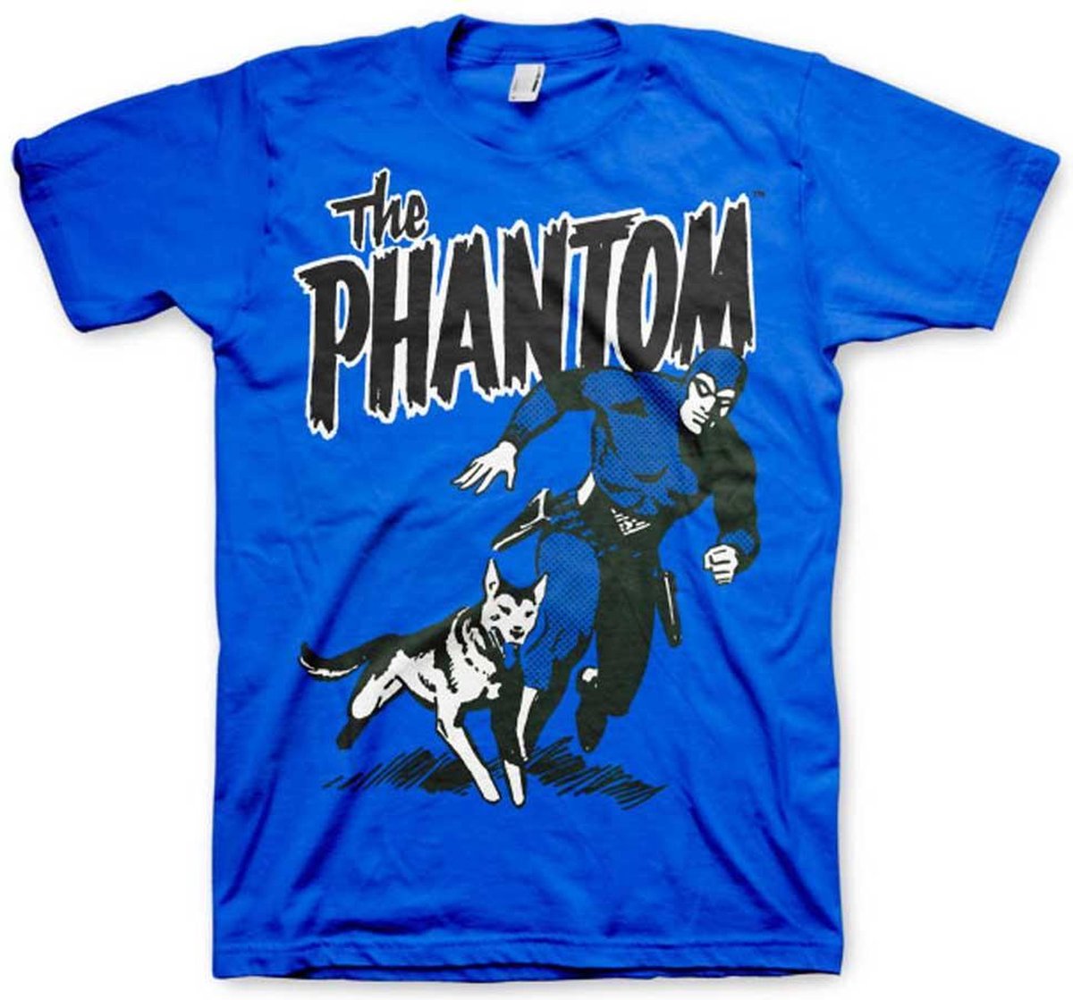The Phantom Heren Tshirt -S- Phantom And Devil Blauw