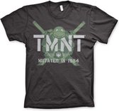 Teenage Mutant Ninja Turtles Heren Tshirt -L- Mutated In 1984 Grijs