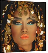 Arabische prinses - Foto op Canvas - 40 x 40 cm
