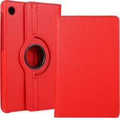 Case2go - Tablet hoes geschikt voor Huawei MatePad T8 - Draaibare Book Case - Rood