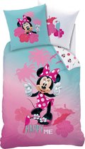 Disney Minnie Mouse Tropics - Dekbedovertrek - Eenpersoons - 140 x 200 cm - Multi