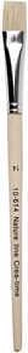 Nature Line kwasten, afm 14, L: 20 cm, B: 15 mm, plat, 12 stuk/ 1 doos