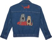 BiggDesign Cats - Spijkerjas - Spijkerjasje Dames - Denim Jacket - L - XL