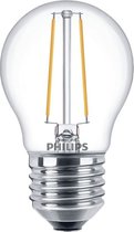 Philips Classic LEDlustre E27 P45 2.7W 827 Helder | Dimbaar - Vervangt 25W