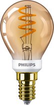 Philips Classic LEDluster E14 P45 3.5W 820 Goud | Zeer Warm Wit - Vervangt 15W.