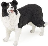 Papo Hond - zwart/witte Collie