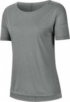 Nike Yoga shirt dames grijs