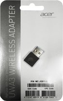Acer Wirelessprojection-Kit Uwa3 (Black) Usb-A Euro Type 802.11 B/G/N Realtek 8192Cu