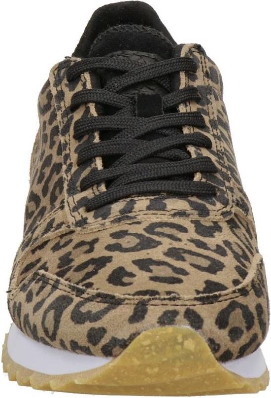 Woden Ydun dames sneaker - Leopard - Maat 36 | bol.com