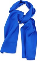 We Love Ties - Sjaal kobaltblauw uni