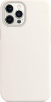 Apple iPhone 12 Pro Hoesje - Mobigear - Rubber Touch Serie - Hard Kunststof Backcover - Wit - Hoesje Geschikt Voor Apple iPhone 12 Pro