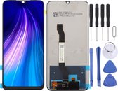 Lcd-scherm en digitizer volledige montage voor Xiaomi Redmi Note 8T (zwart)