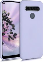kwmobile telefoonhoesje voor LG K61 - Hoesje voor smartphone - Back cover in lavendel