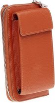 Elvy Fashion - Demi Phone Wallet Bag - Cognac - One Size