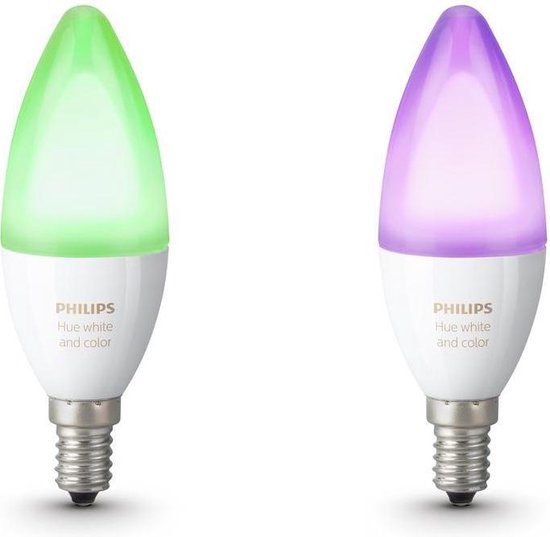 Philips Hue E14 Kaarslamp Duopack - White and Color Ambiance - 2 lampen