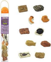 Safari Speelset Ancient Fossils Toob Junior Bruin/grijs 10-delig