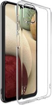 IMAK UX-5 Samsung Galaxy M12 / A12 Hoesje Flexibel en Dun Transparant